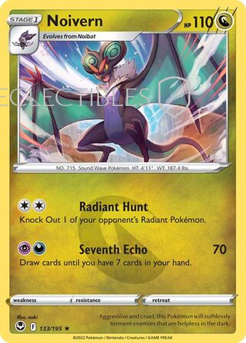 Pokemon Silver Tempest 133/195 Noivern  Reverse Holo