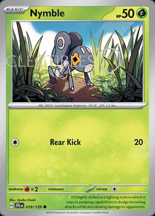 Pokemon Journey Together 019/159 Nymble Reverse Holo