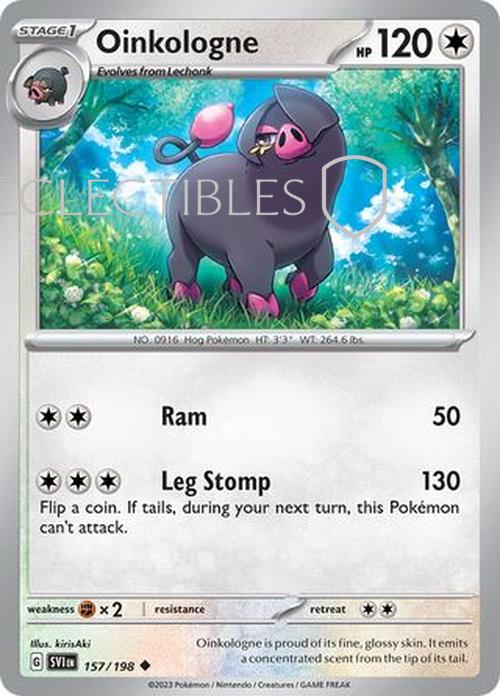 Pokemon Scarlet & Violet 157/198 Oinkologne  Reverse Holo