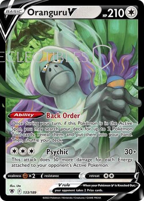 Pokemon Astral Radiance 133/189 Oranguru V