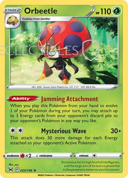 Pokemon Lost Origin 020/196 Orbeetle Holo