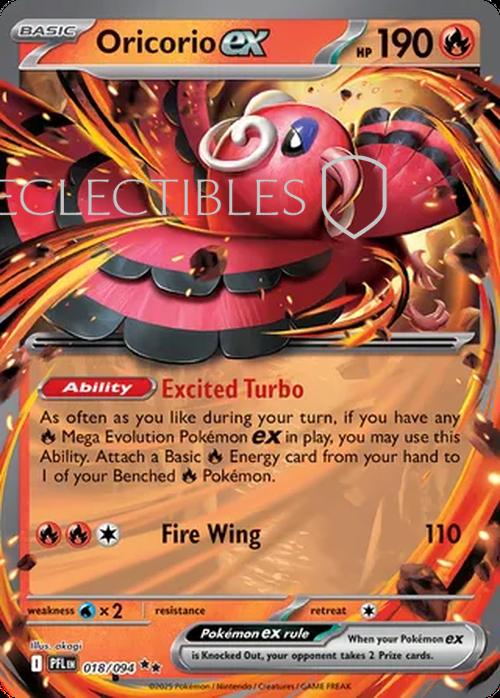 Pokemon Phantasmal Flames 018/094 Oricorio ex 