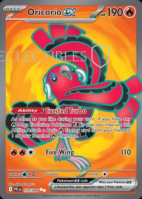 Pokemon Phantasmal Flames 110/094 Oricorio ex 
