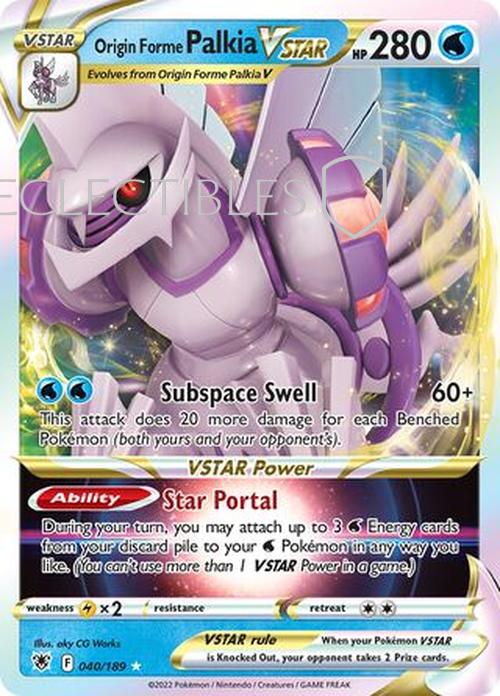 Pokemon Astral Radiance 040/189 Origin Forme Palkia VSTAR