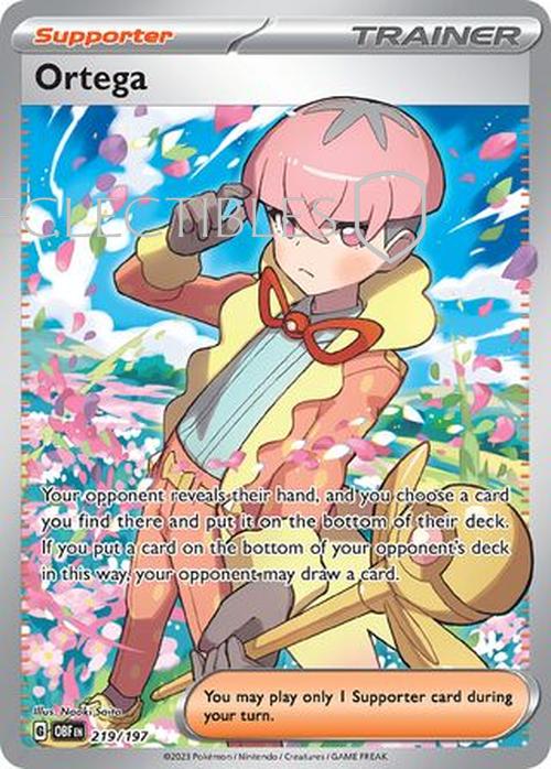 Pokemon Obsidian Flame 219/197 Ortega