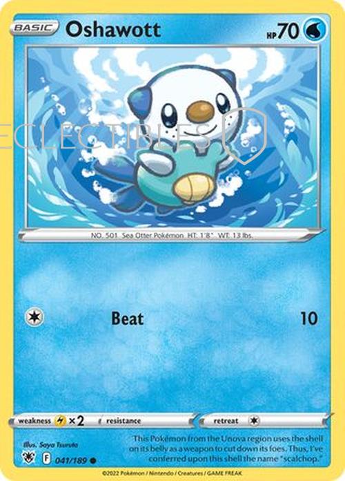 Pokemon Astral Radiance 041/189 Oshawott  Reverse Holo