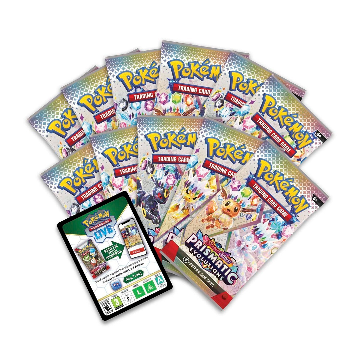 Pokemon Prismatic Evolutions Pokemon Center Elite Trainer Box