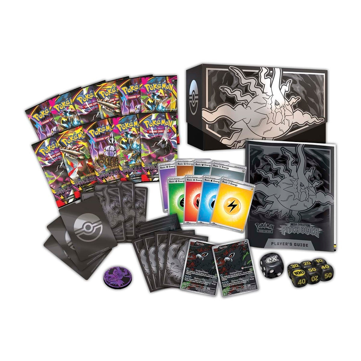 Pokemon Mega Evolution-Pitch Black Pokemon Center Elite Trainer Box
