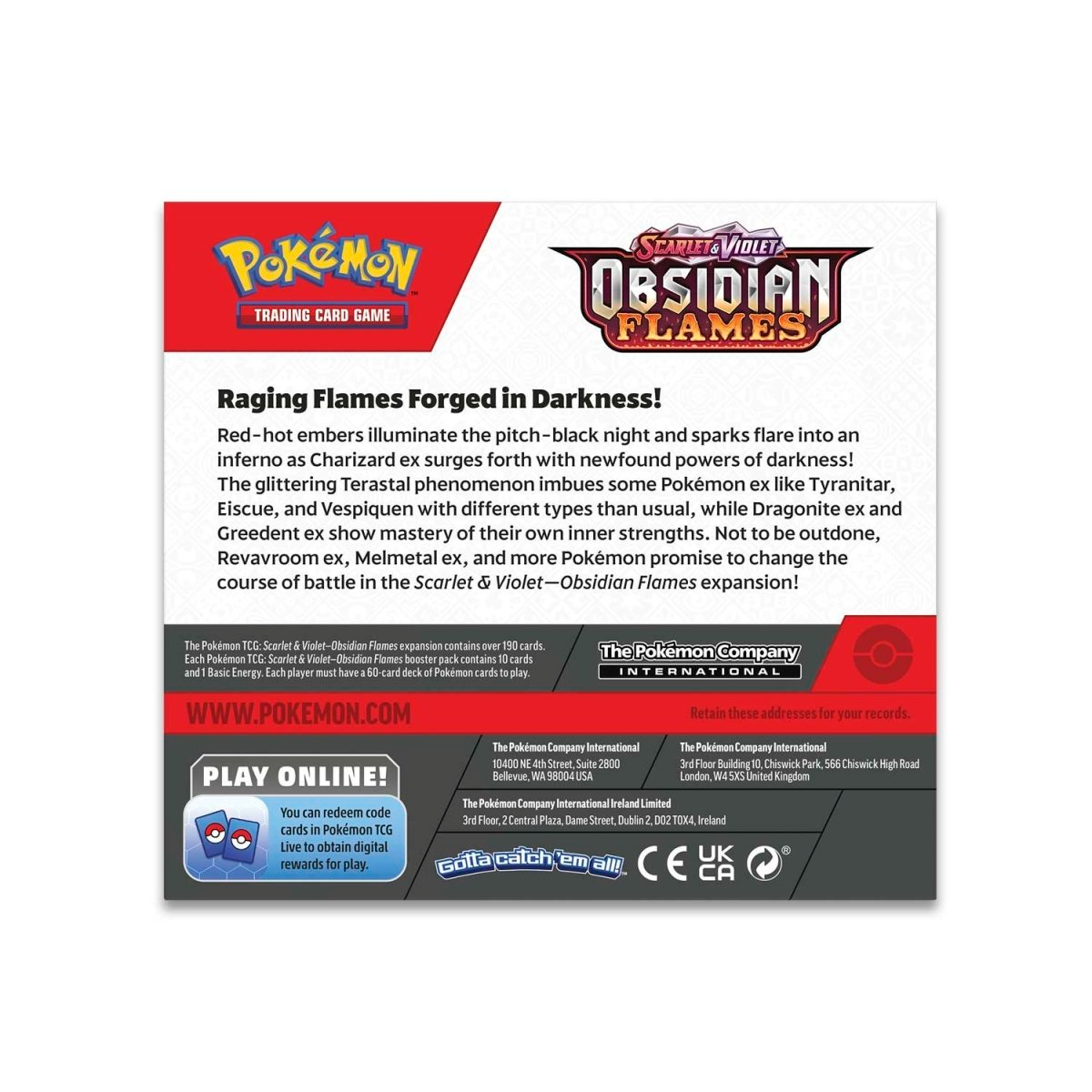 Pokemon Obsidian Flames Booster Display Box (36 Packs)