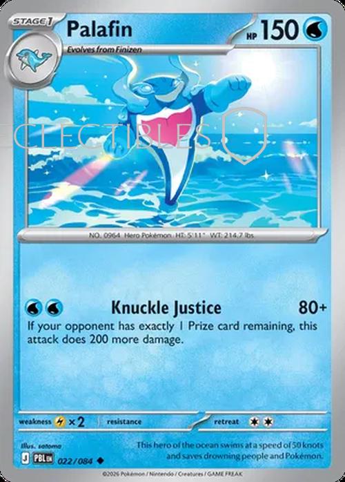 Pokemon pitch black 022/84 Palafin  Reverse Holo