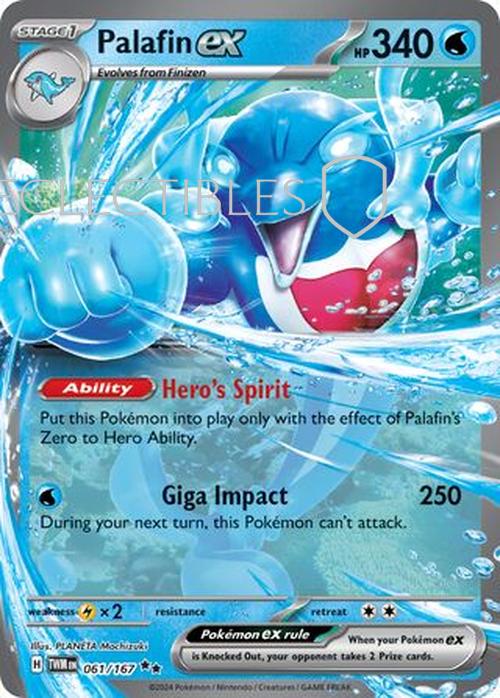 Pokemon Twilight Masquerade 061/167 Palafin ex