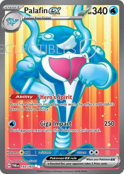 Pokemon Twilight Masquerade 193/167 Palafin ex