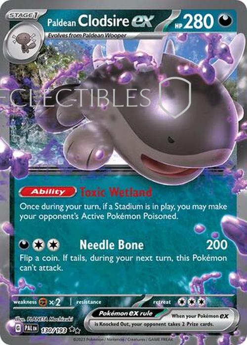 Pokemon Paldea Evolved  130/193 Paldean Clodsire ex
