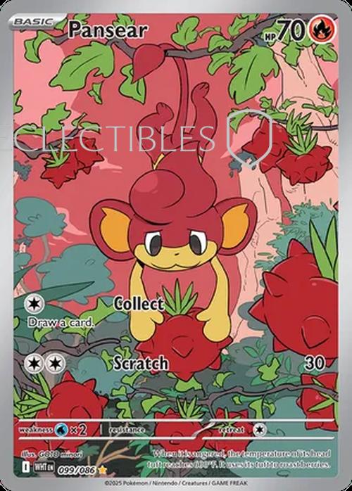 Pokemon White Flare 099/086 Pansear 