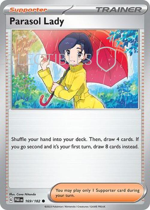 Pokemon Paradox Rift 169/182 Parasol Lady  Reverse Holo