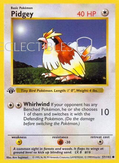 Pokemon Base Set 057/102 Pidgey