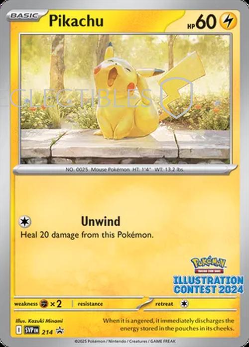 Pokemon SV Black Star Promos SV 214 Pikachu