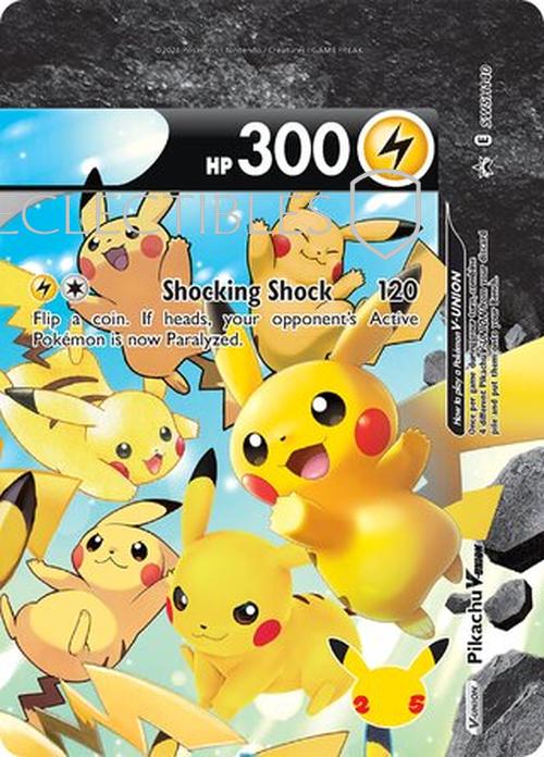 Pokemon SWSH Black Star Promos SWSH 140 Pikachu VUNION