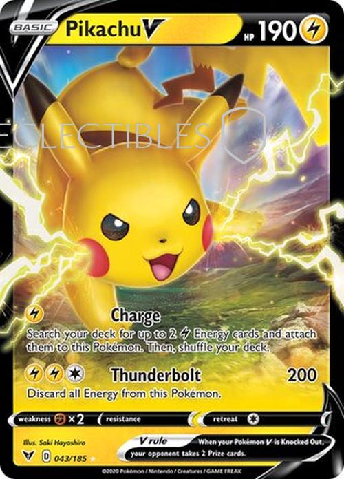 Pokemon Vivid Voltage 043/185 Pikachu V