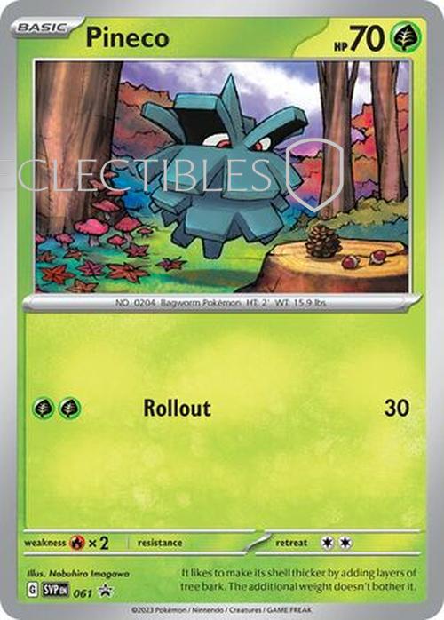 Pokemon SV Black Star Promos SV 061 Pineco