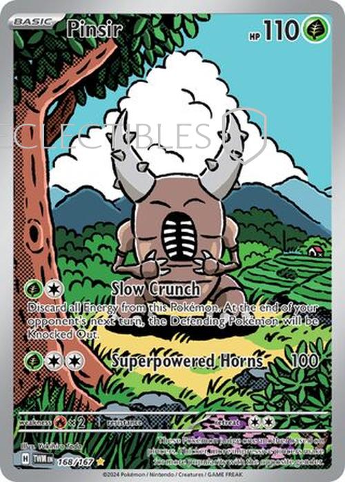 Pokemon Twilight Masquerade 168/167 Pinsir
