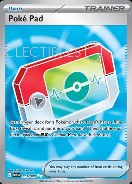 Pokemon Perfect Order 113/88 Poke Pad