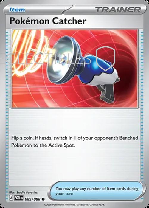 Pokemon Perfect Order 082/88 Pokemon Catcher  Reverse Holo