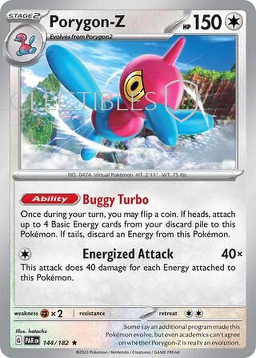 Pokemon Paradox Rift 144/182 Porygon Z  Reverse Holo