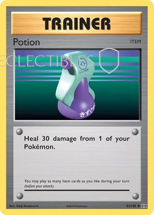 Pokemon evolutions 083/108 Potion  Reverse Holo