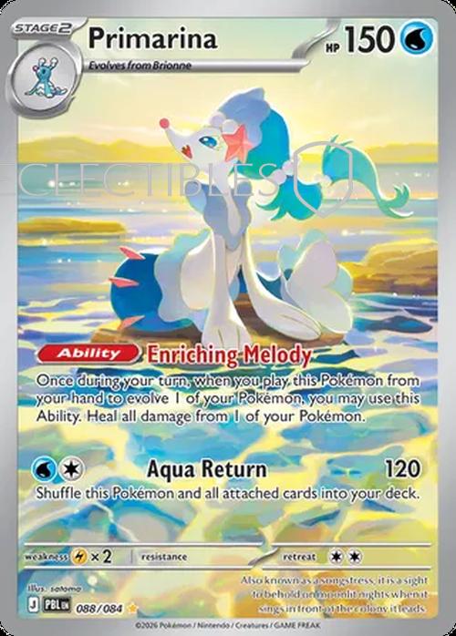 Pokemon pitch black 088/84 Primarina