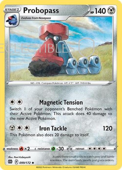 Pokemon Brilliant Stars 099/172 Probopass  Reverse Holo