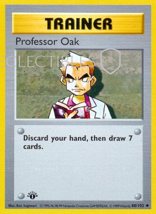 Pokemon Base Set 088/102 Professor Oak