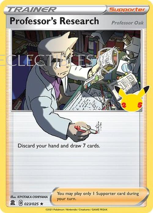 Pokemon Celebrations 023/25 Professors Research