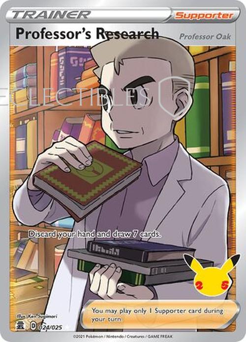 Pokemon Celebrations 024/25 Professors Research
