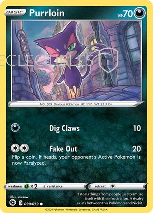 Pokemon Champions Path 039/73 Purrloin Reverse Holo