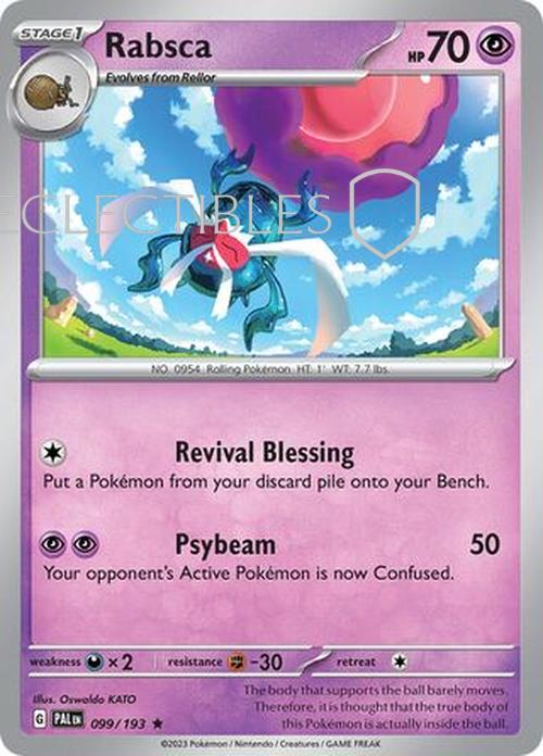 Pokemon Paldea Evolved  099/193 Rabsca  Reverse Holo