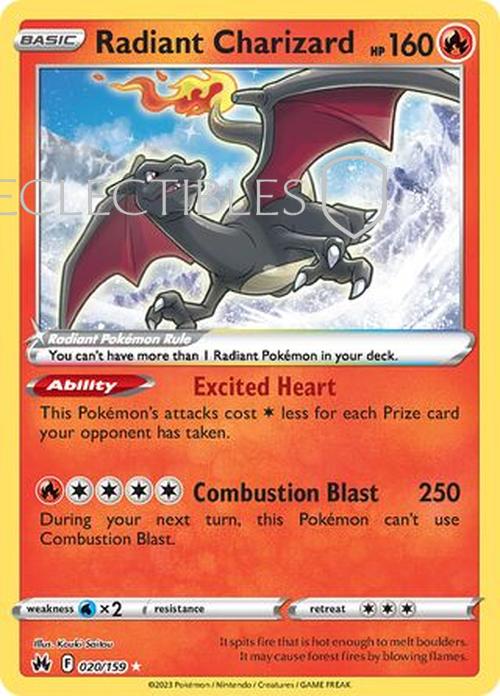Pokemon Crown Zenith 020/159 Radiant Charizard