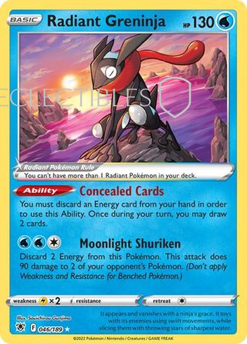 Pokemon Astral Radiance 046/189 Radiant Greninja