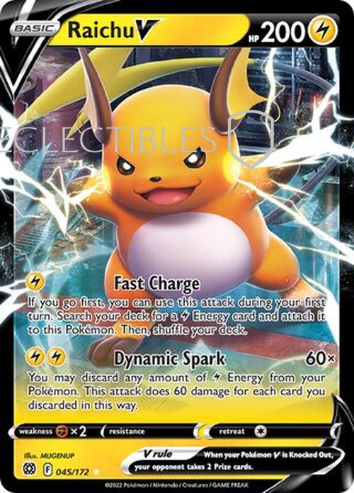 Pokemon Brilliant Stars 045/172 Raichu V
