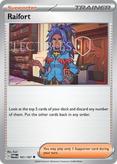 Pokemon Twilight Masquerade 161/167 Raifort  Reverse Holo
