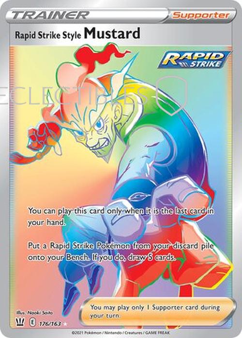 Pokemon Battle Styles 176/163 Rapid Strike Style Mustard