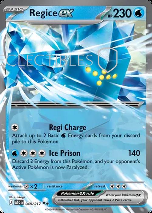 Pokemon Ascended Heroes 048/217 Regice ex