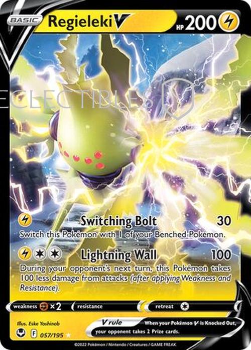 Pokemon Silver Tempest 057/195 Regieleki V