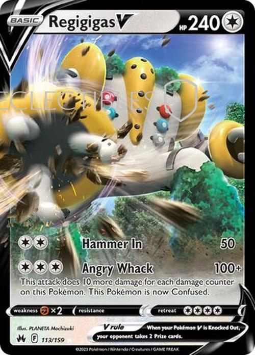 Pokemon Crown Zenith 113/159 Regigigas V