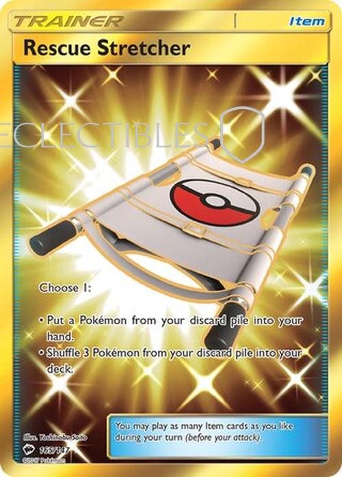Pokemon Burning Shadows 165/147 Rescue Stretcher Reverse Holo