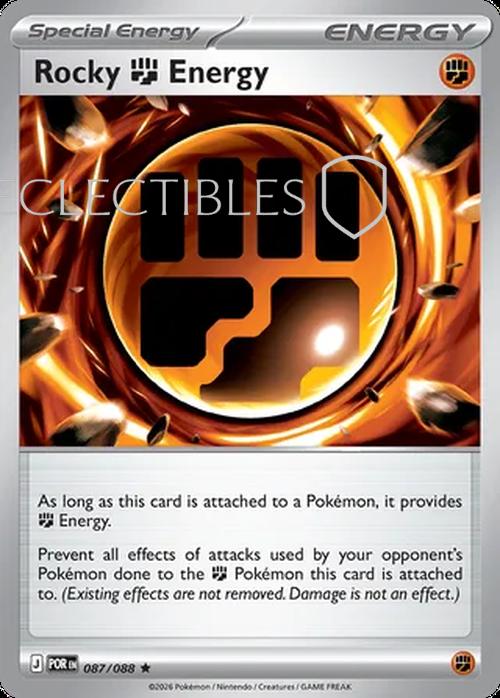 Pokemon Perfect Order 087/88 Rocky Fighting Energy  Reverse Holo