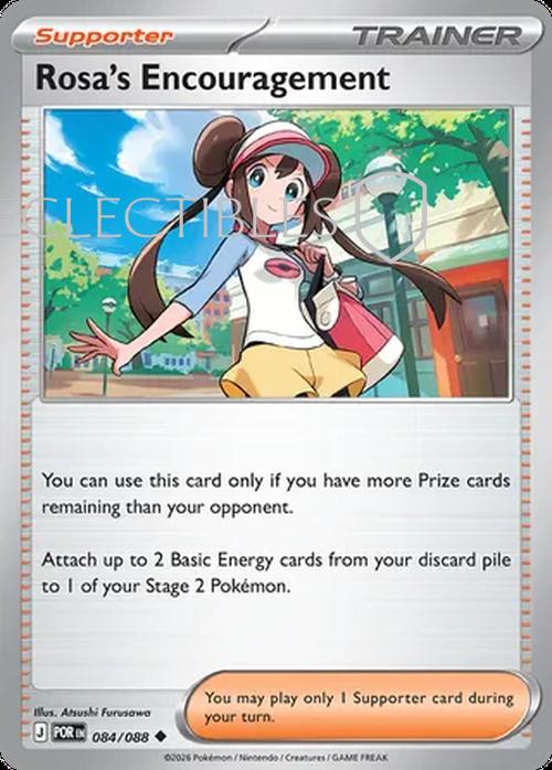 Pokemon Perfect Order 084/88 Rosas Encouragement  Reverse Holo