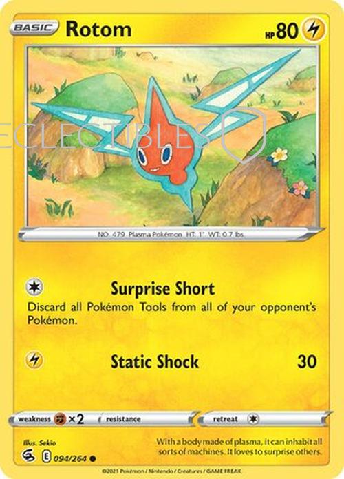 Pokemon Fusion Strike 094/264 Rotom  Reverse Holo