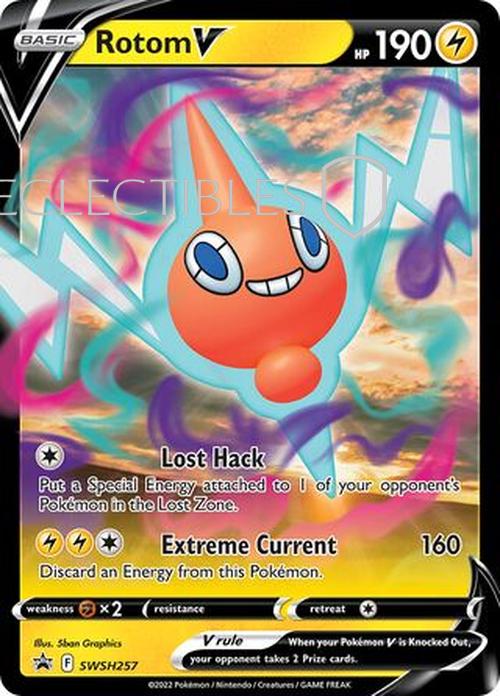 Pokemon SWSH Black Star Promos SWSH 257 Rotom V