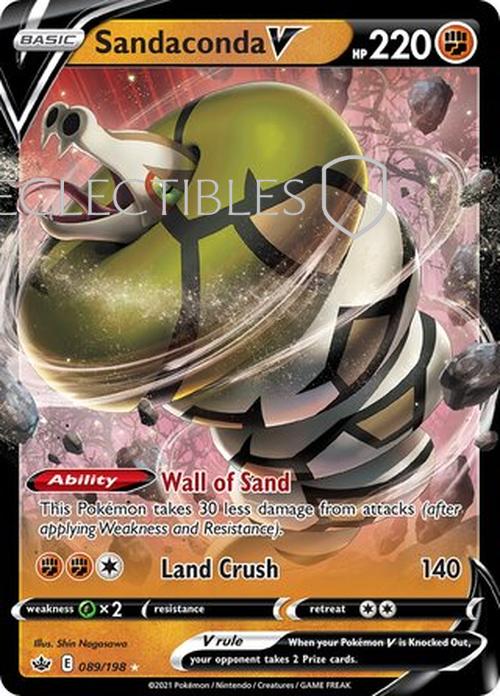 Pokemon Chilling reign 089/198 Sandaconda V